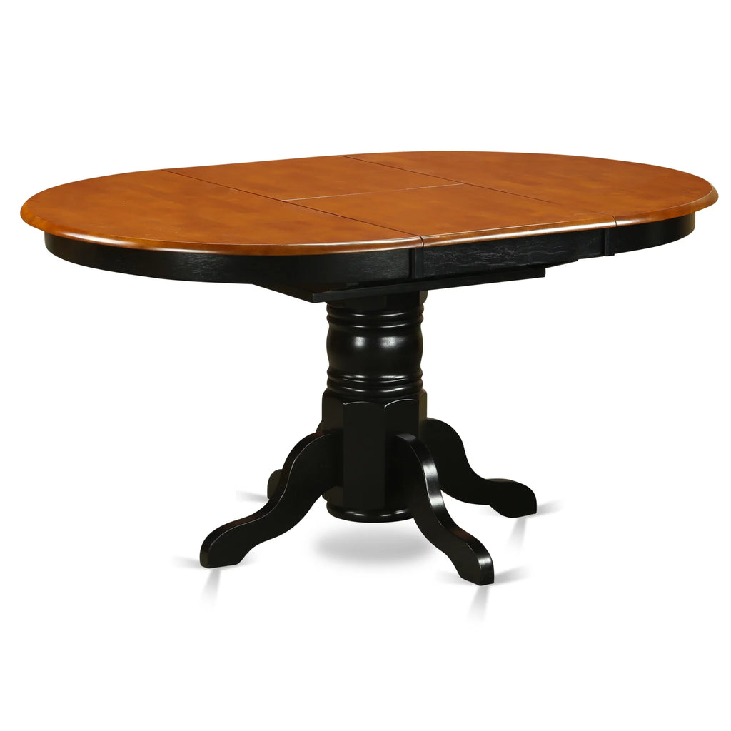 5 Piece Dining Set with Leather Chairs L683