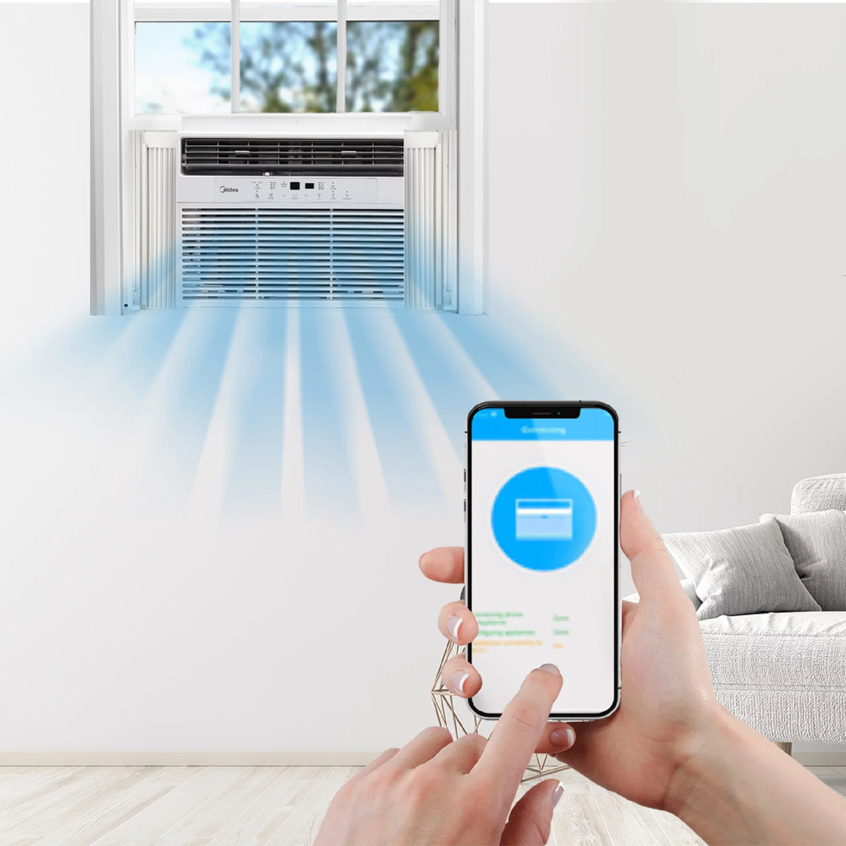 10,000 BTU 115V Smart Window Air Conditioner P4433