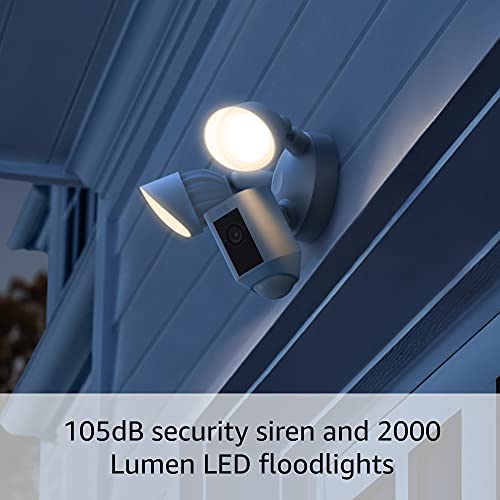 White Floodlight Cam with 1080p HD video W359518