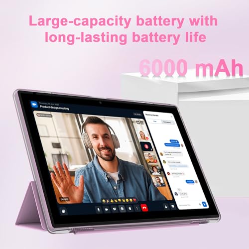 18GB RAM 128GB ROM 2TB Expandable 2 in 1 Tablet with Keyboard Case Mouse Stylus H42430
