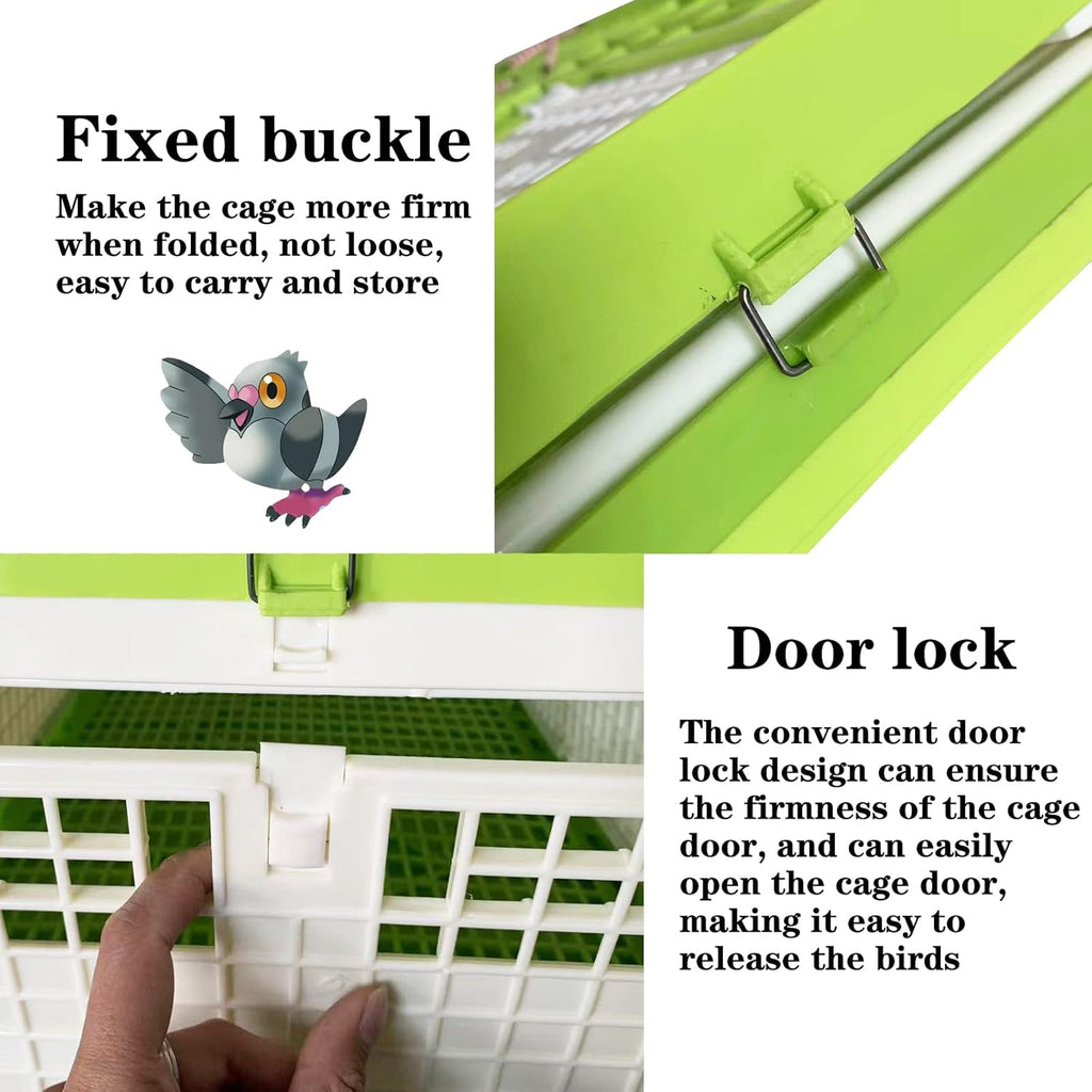 Plastic Folding Pigeon Cage 32in O660