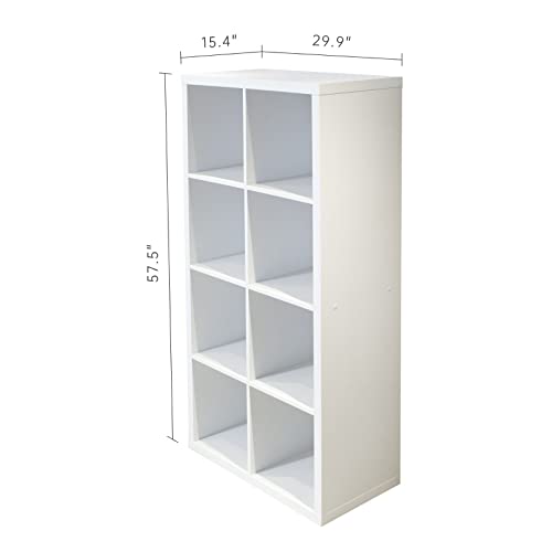 8-cube Open Back Storage Shelf T45016