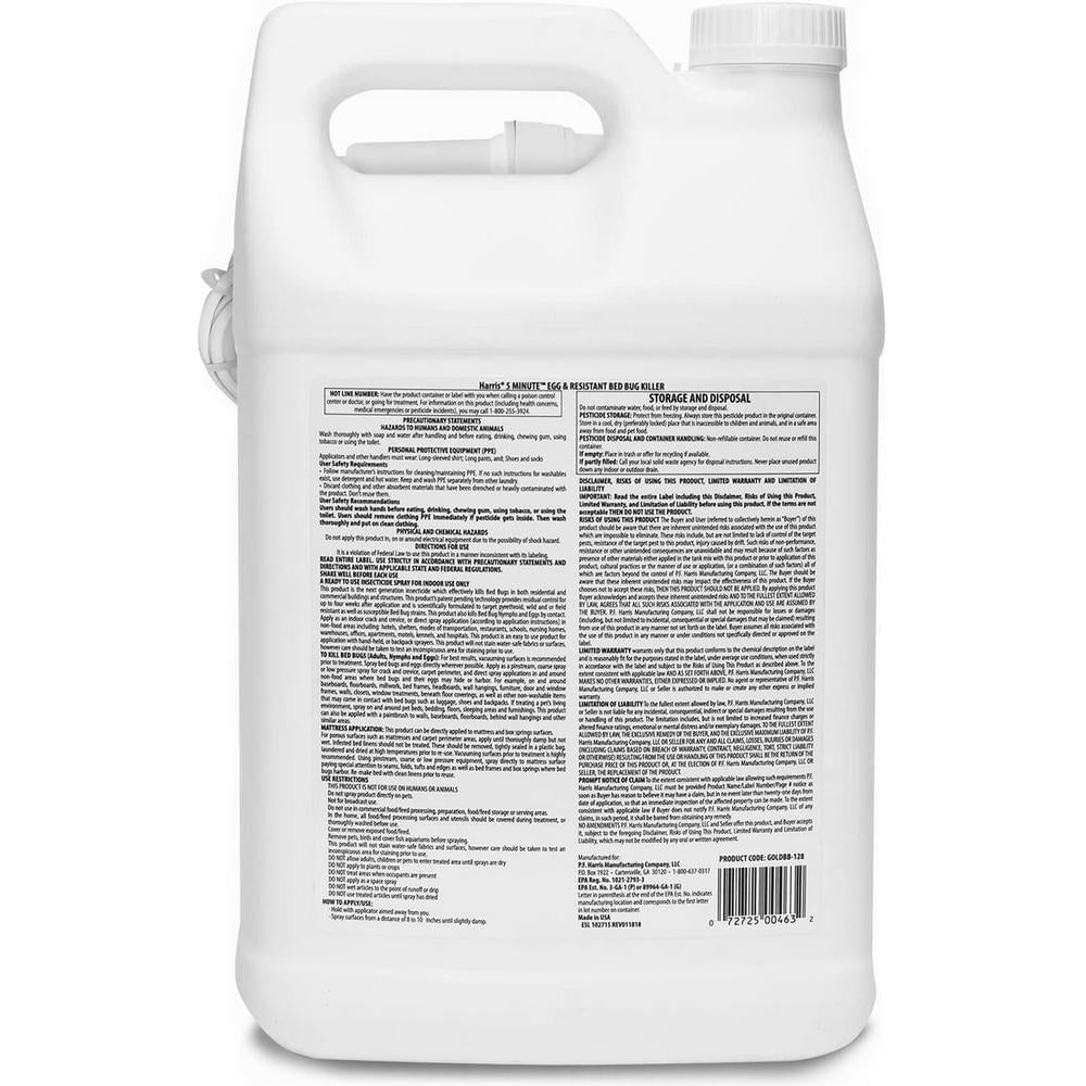 1 Gallon Bed Bug Killer with Trigger Spray W62417