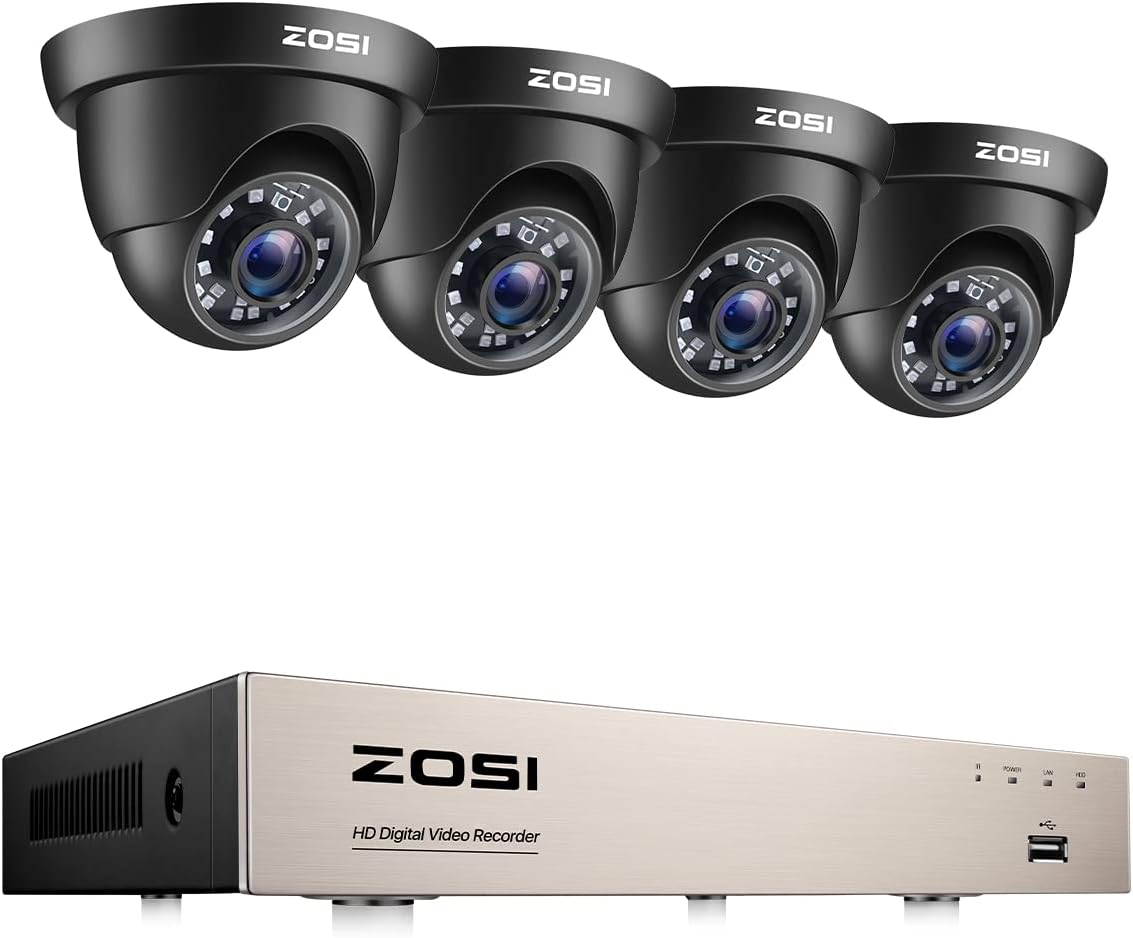 16CH 1080P Security Camera System with 4TB Hard Drive D191207