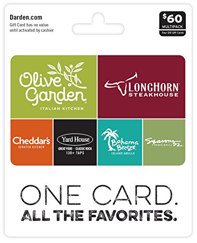 $60 Multi-Pack Gift Cards P7325