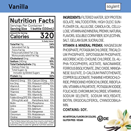 Gingerbread Plant Based Protein Drink, 11oz (12 Pack) S659196