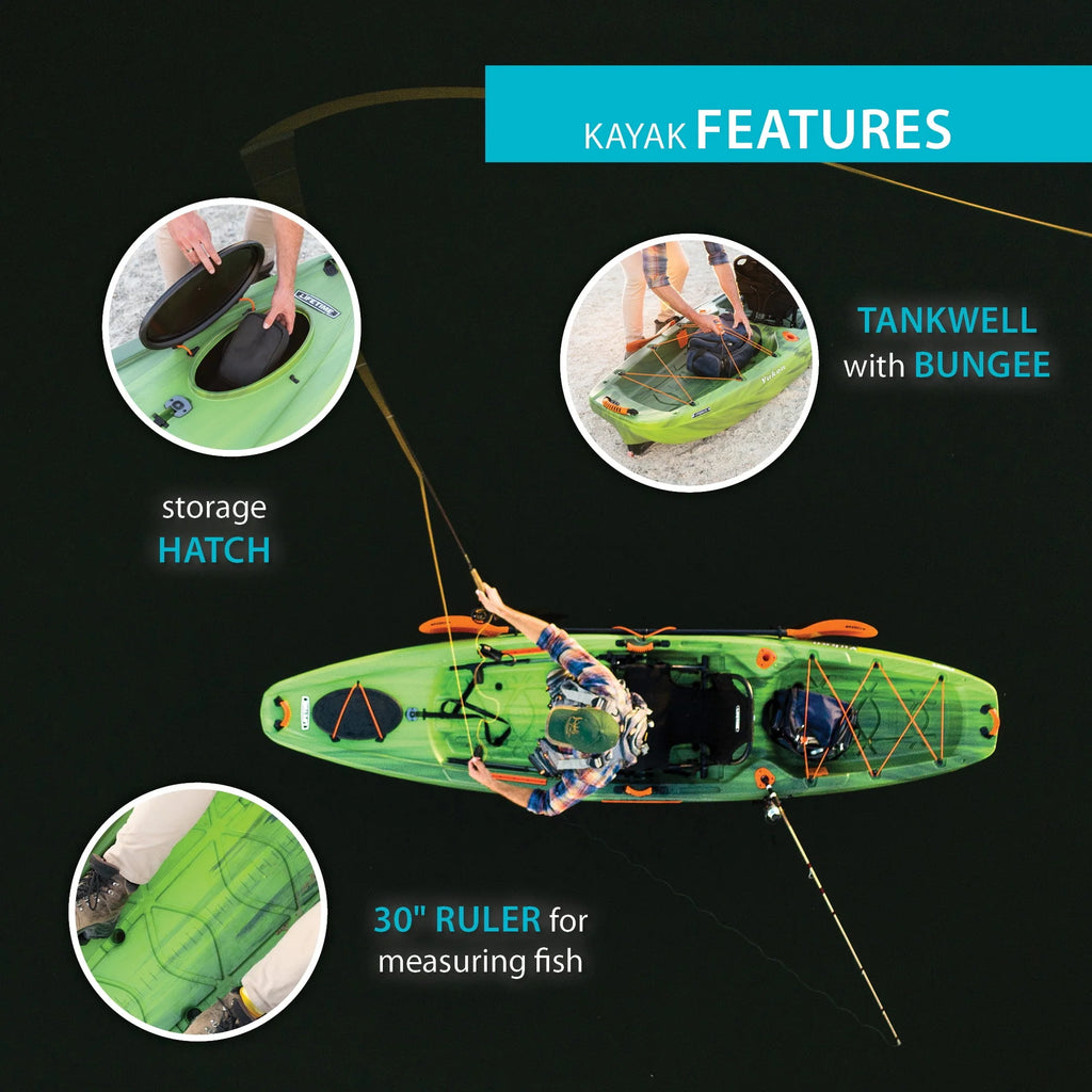 116 inch Sit-on-Top Fishing Kayak E49076