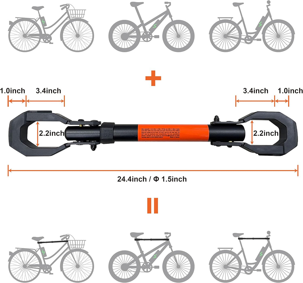 2" Hitch Platform Bike Rack for Car W1706