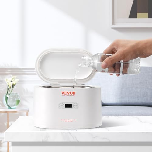 22oz Ultrasonic Jewelry Cleaner with 5 Digital Timer and 2 Cleaning Baskets R946067