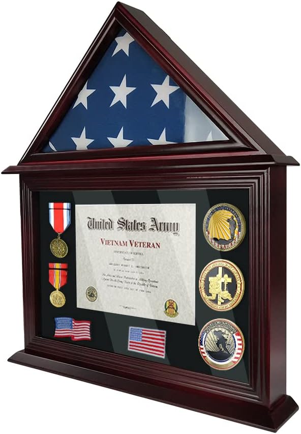 3' X 5' Flag Display Case Frame Military Shadow Box K290