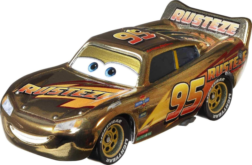 Golden Die-Cast Lightning McQueen 1:55 Scale Movie Character M87949