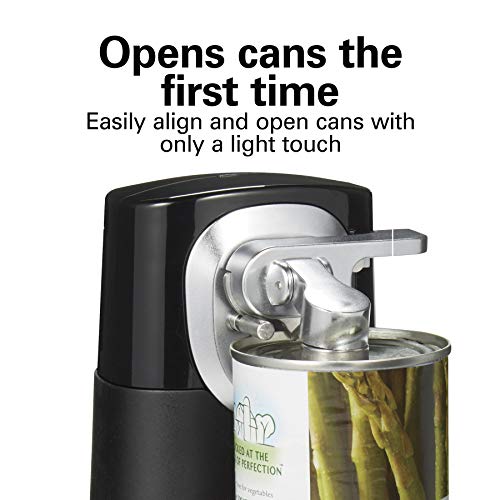 Black 2-in-1 Electric Automatic Can Opener B4528