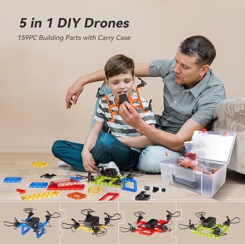 Mini Drone Building Kits, 5-IN-1 DIY Drone A14773