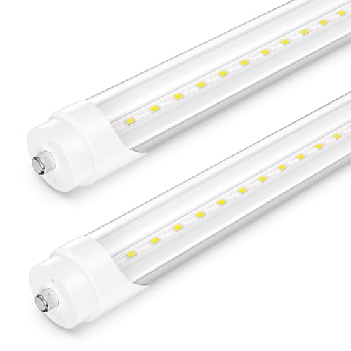 20-Pack 8FT LED Bulbs, 44W 6500K Daylight, FA8 Single Pin A77931