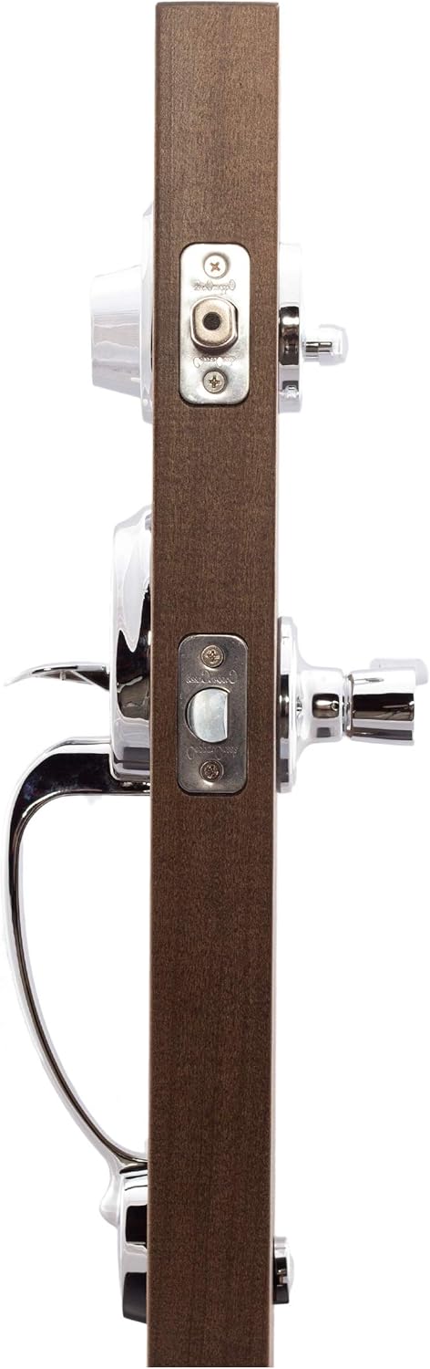 Mid Century Modern Front Door Handle Set with Left Hand Lever Trim H652656