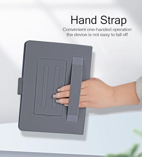 Black Protective Folio Stand Cover for iPad 10.2 Inch 9th/8th/7th Generation and iPad 10.5 Inch Air/Pro 3rd M326