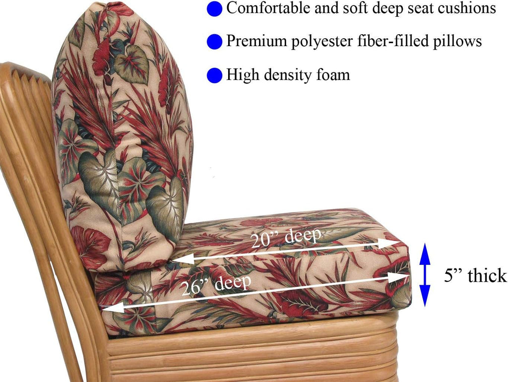 Rattan Loveseat H627