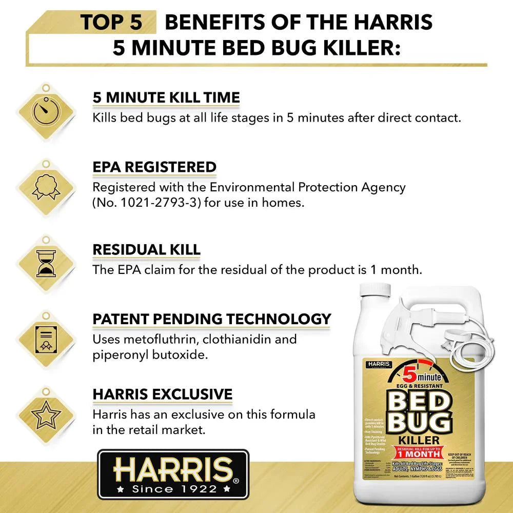 1 Gallon Bed Bug Killer with Trigger Spray W62417