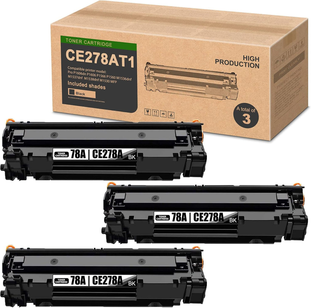 Compatible 3-Pack 78A Toner Cartridge Replacement N576