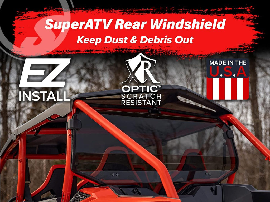 Dark Tint Polycarbonate Rear Windshield O595