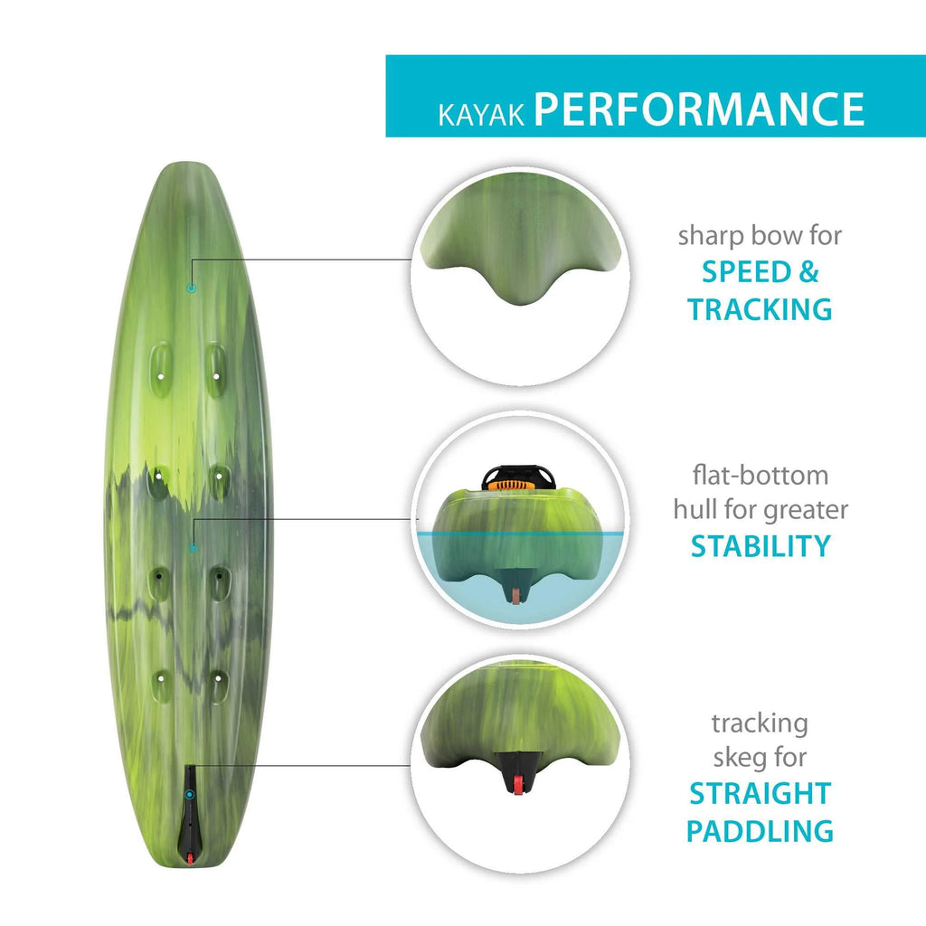 116 inch Sit-on-Top Fishing Kayak E49076