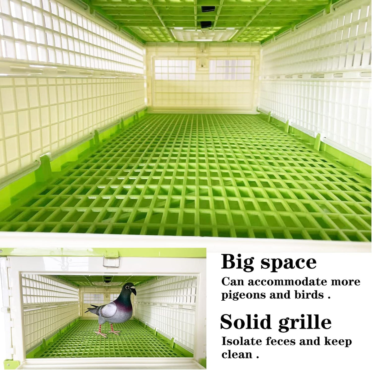 Plastic Folding Pigeon Cage 32in O660