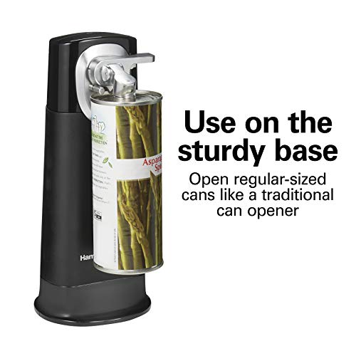Black 2-in-1 Electric Automatic Can Opener B4528