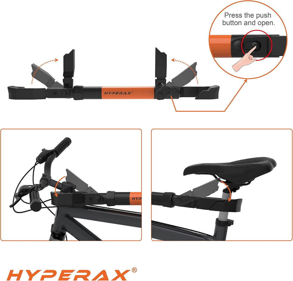 2" Hitch Platform Bike Rack for Car W1706