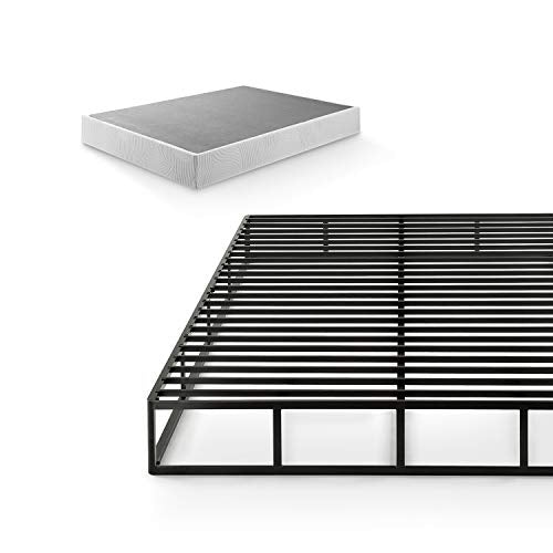 Queen White 9 Inch Metal Box Spring W88393