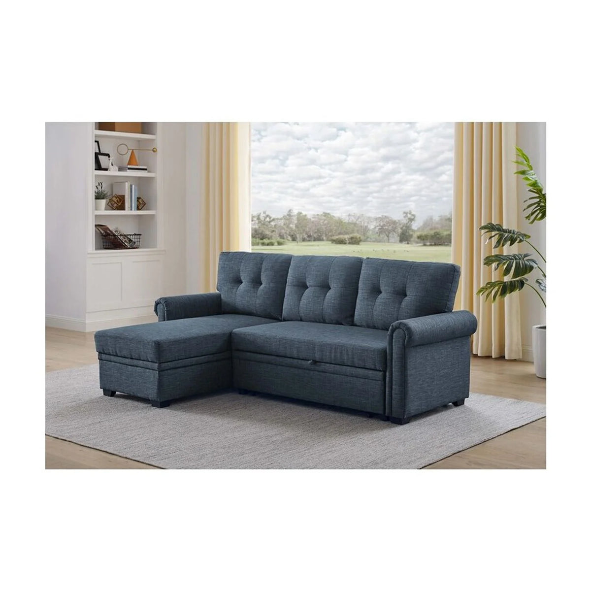 86" Rolled Arm Sofa Bed A83459