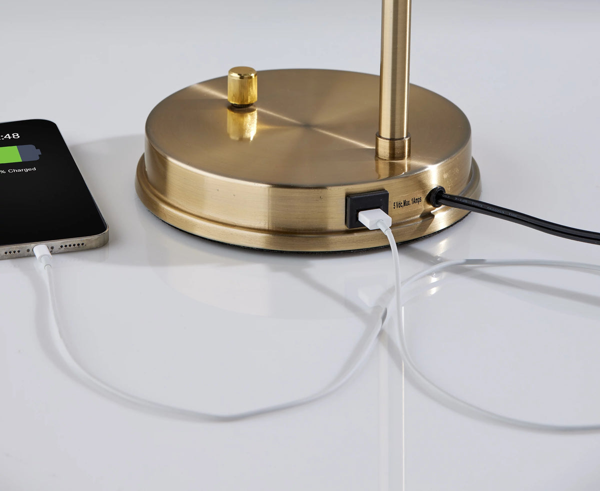 Gold USB LED Lamp P1651