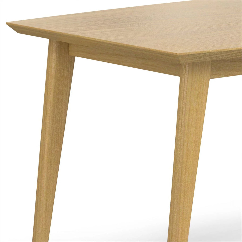 Rectangle Solid Wood Dining Table in Oak Q19725
