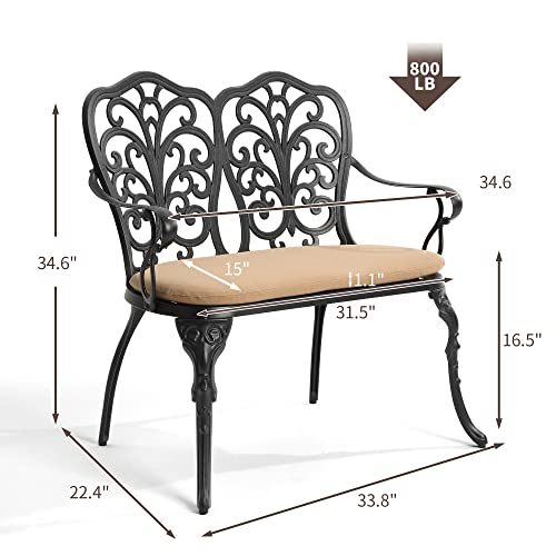 Outdoor Metal Bench D742