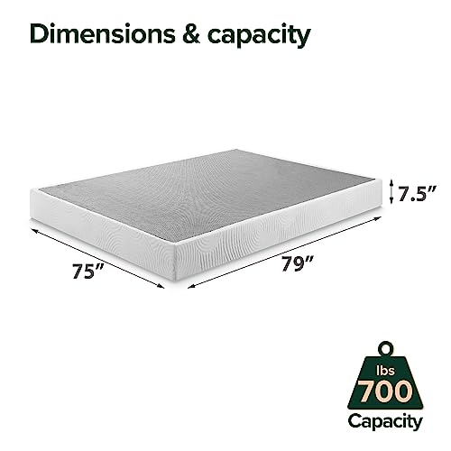 Queen White 9 Inch Metal Box Spring W88393