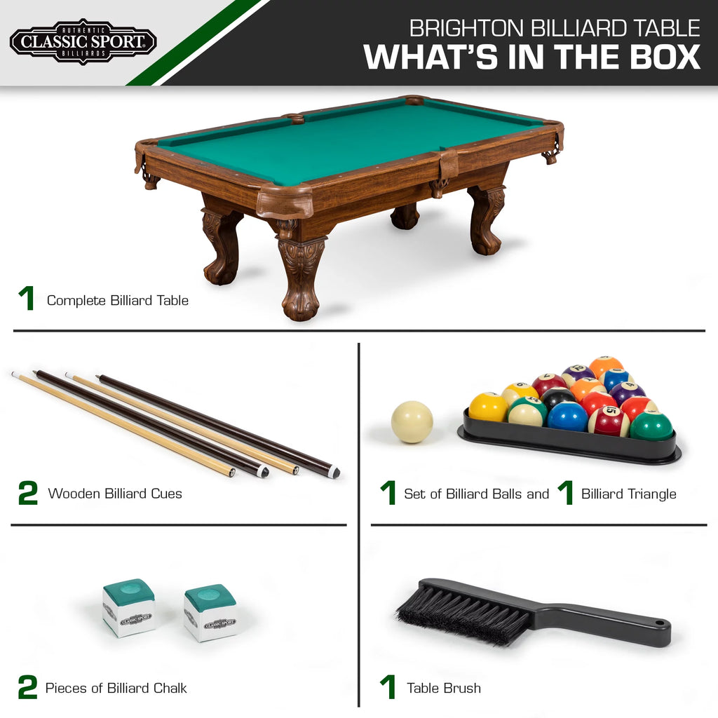 87" Green Billiard Pool Table X616