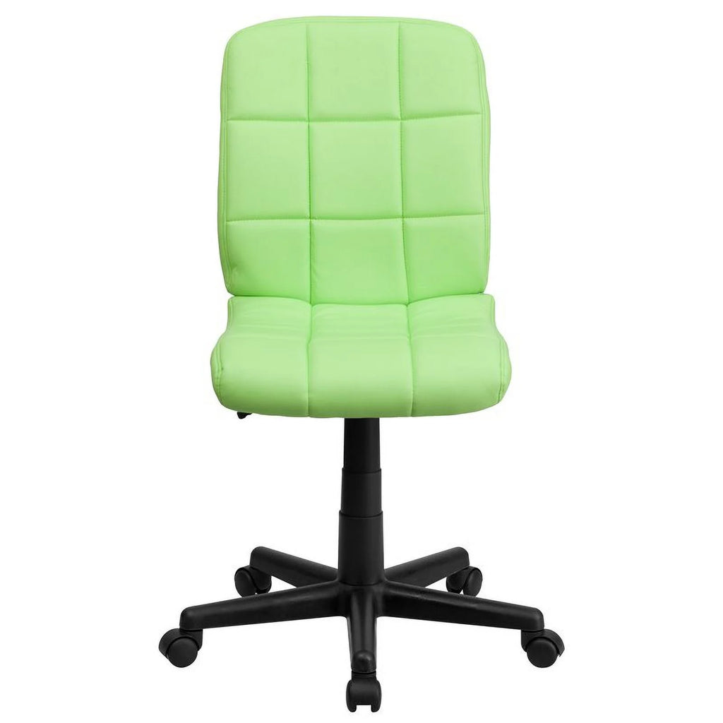 Green Quilted Office Swivel Chair D304570