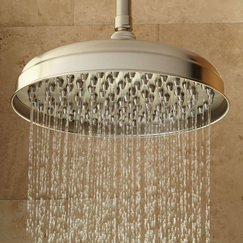 Brushed Nickel Single Function Rain Shower Head G881331