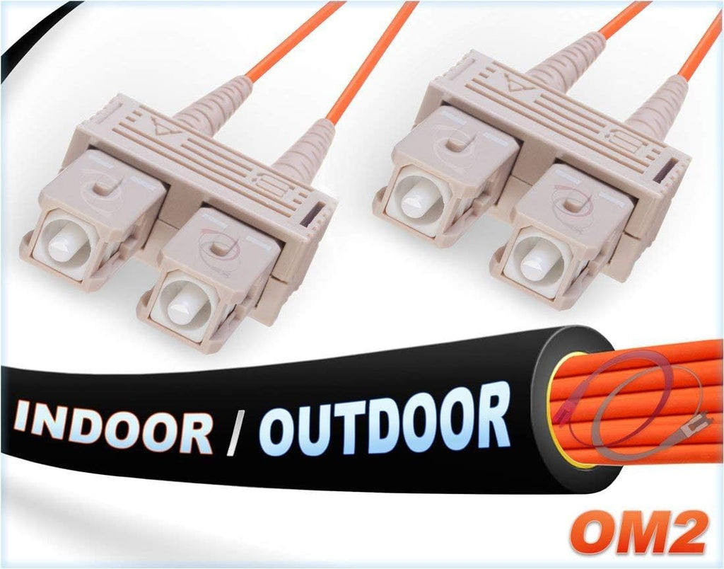 OM2 SC Duplex Fiber Patch Cable 50/125 Multimode 250 Meter K277606