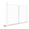 Rectangular Top Cable Rail, 68.5-in, Textured White K477161