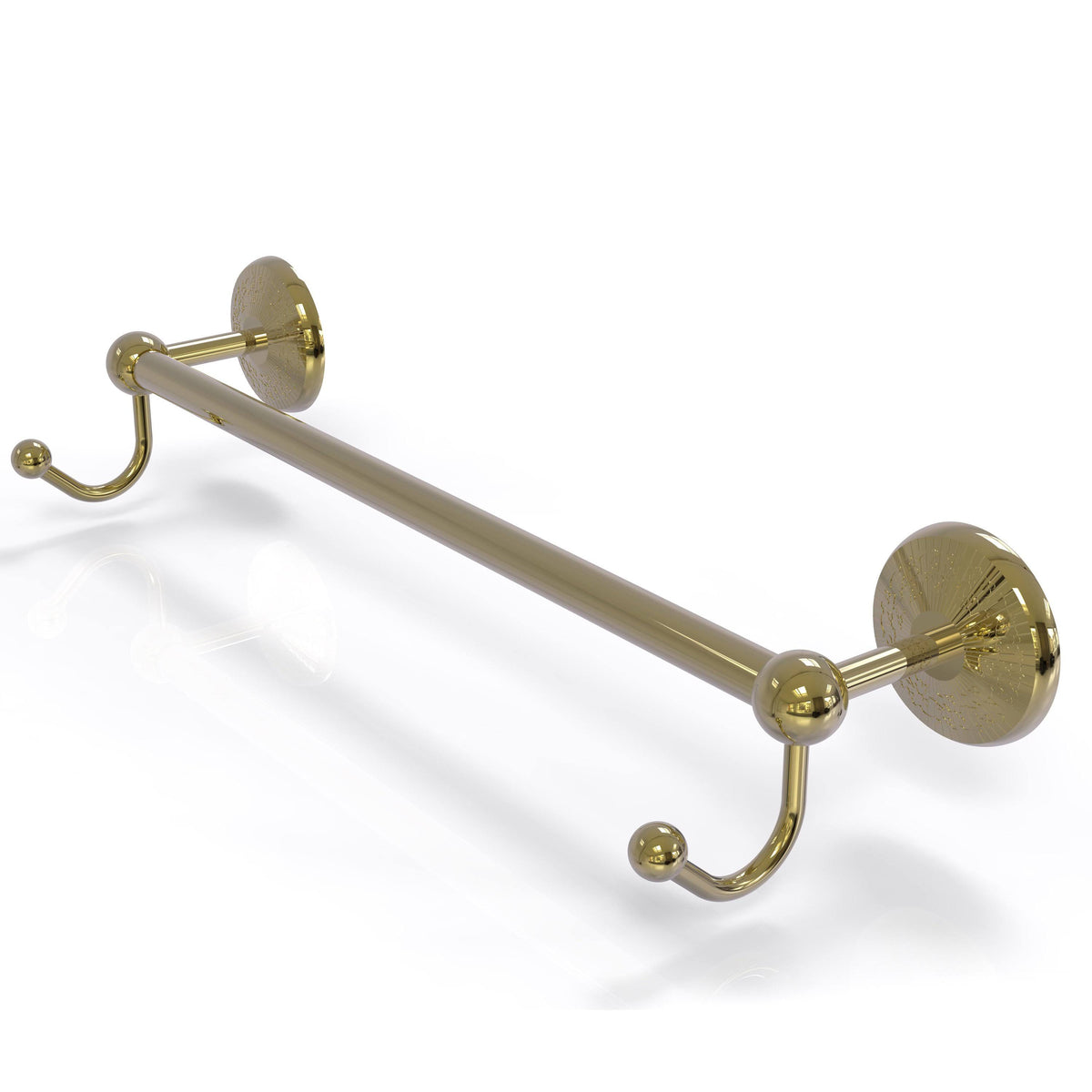 Antique Copper 24x22 Towel Bar with Integrated Hooks B685526