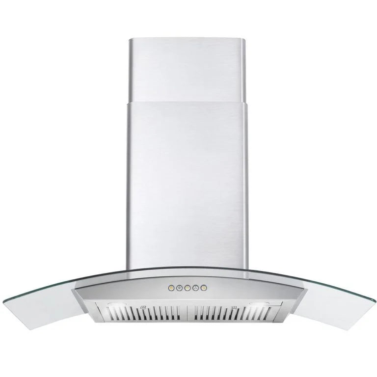 36 380 CFM Convertible Wall Mount Range Hood with Glass Canopy Z8656