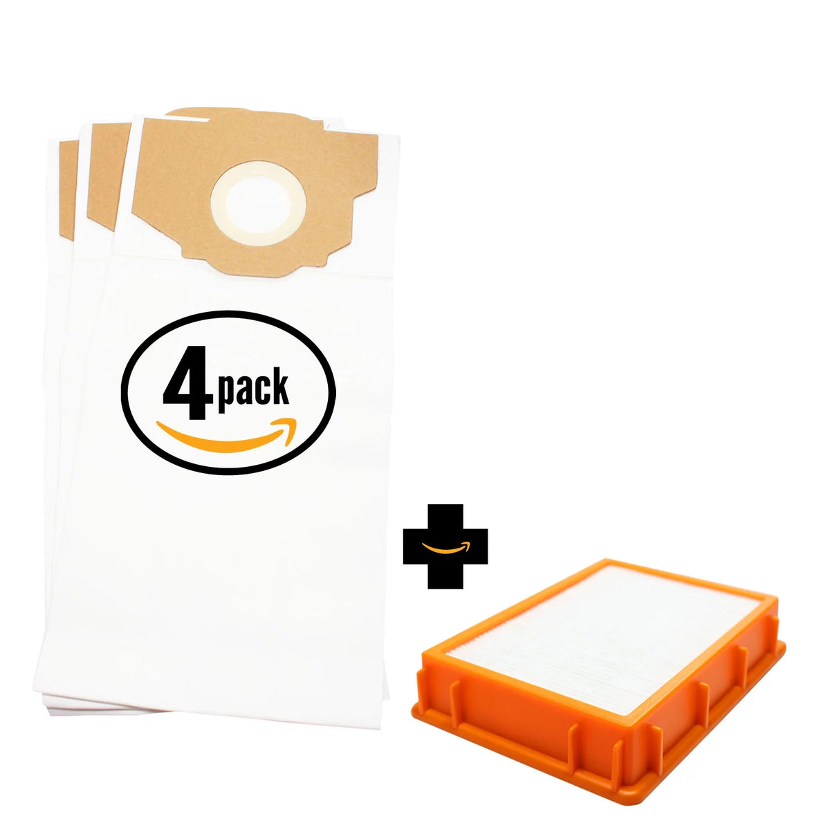 12 Replacement Vacuum Bags & 1 HEPA Filter O40597