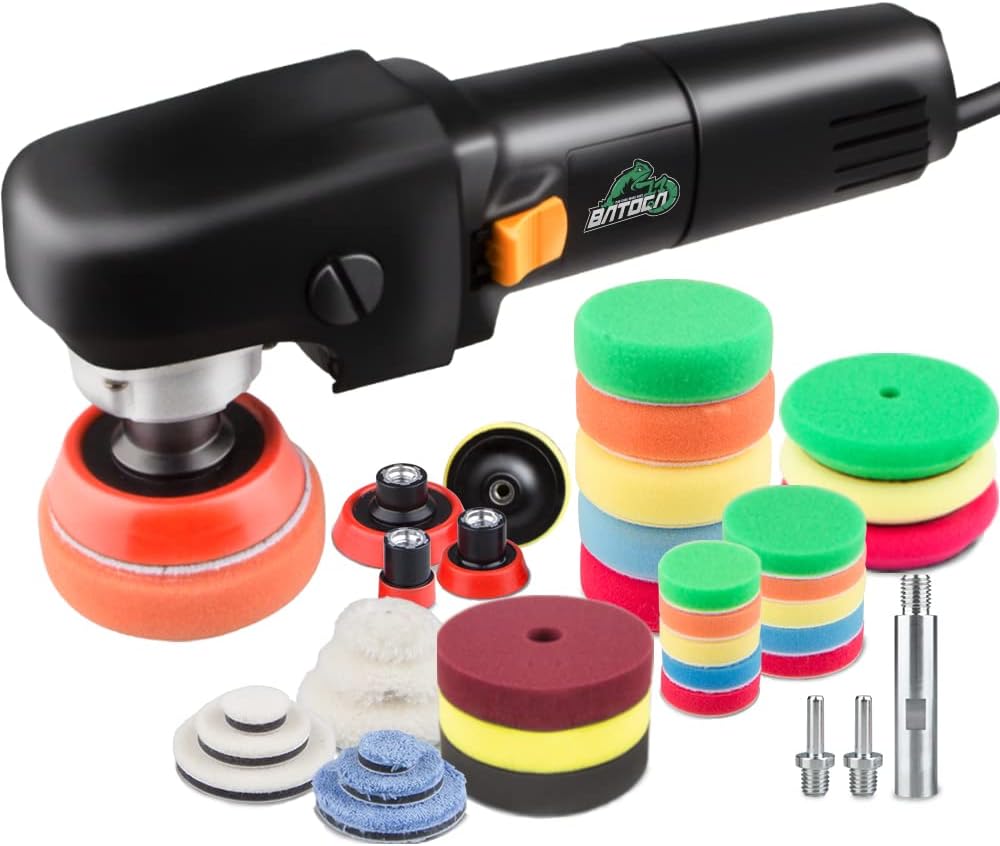 3 inch 6-Level Speed Rotary Car Polisher with Foam Polishing Pads U506420