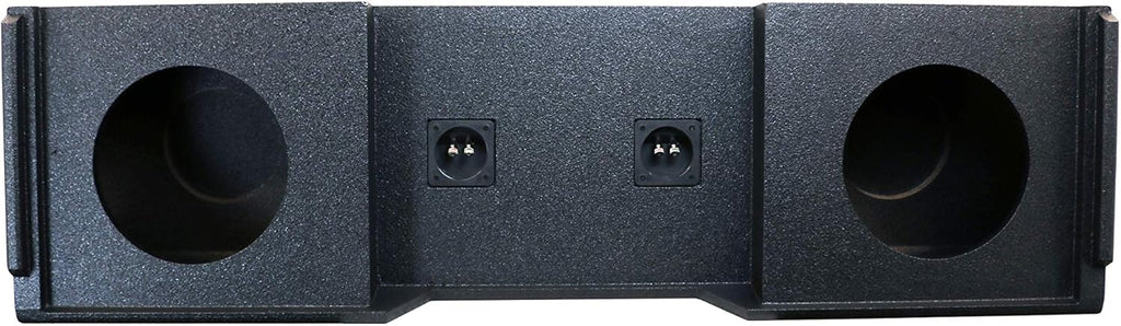 10-Inch Dual Down-Fire Subwoofer Boxes with Bed Liner Finish O633