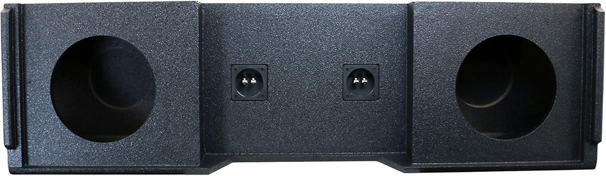 10-Inch Dual Down-Fire Subwoofer Boxes with Bed Liner Finish O633