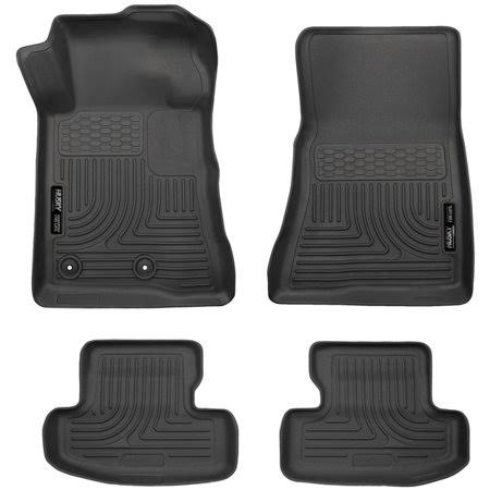 Front & 2nd Seat Floor Liners for 15-16 Ford Mustang P41594