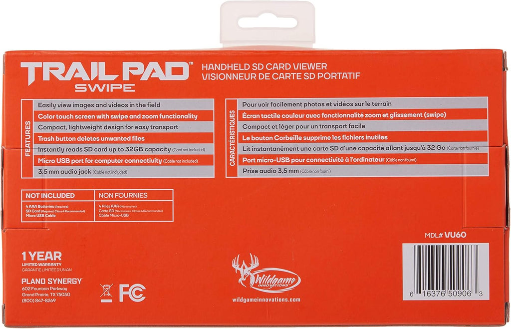 Brown SD Card Reader with Touch Screen, Pack of 2 X886