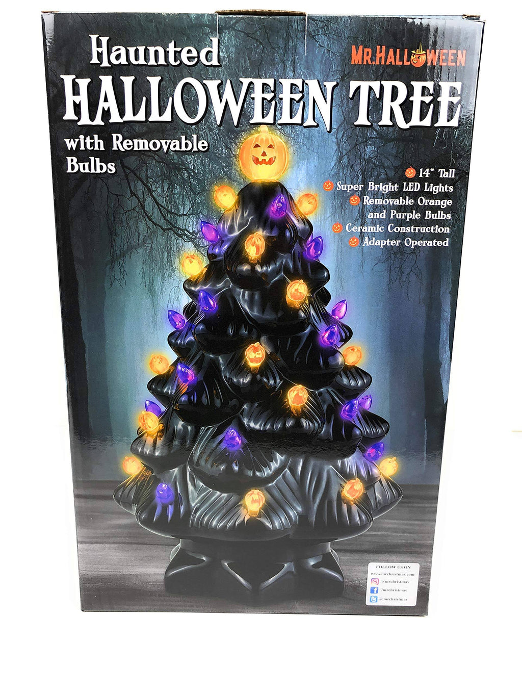 Haunted Tree with Removable Bulbs L1448