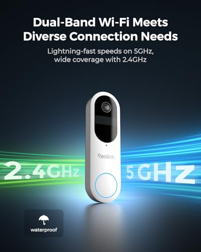 Wireless 2K Battery Video Doorbell Camera O775588