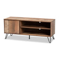 Rustic Oak Wood TV Stand T239880
